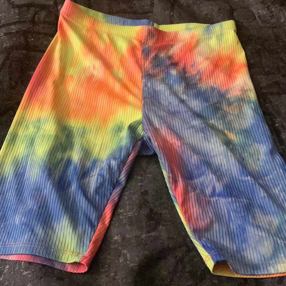Tie dye shorts